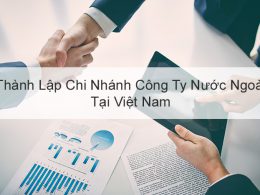 Thành lập chi nhánh của Công ty nước ngoài tại Việt Nam