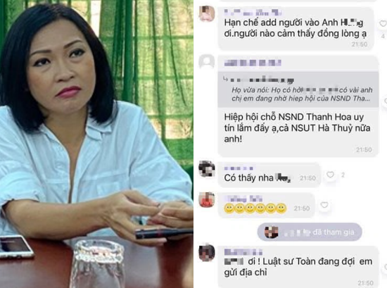 Ca sĩ Phương Thanh phủ nhận tham gia nhóm chat Nghệ sĩ Việt