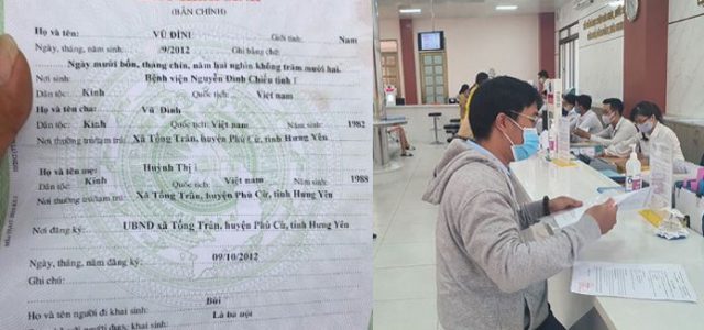 Thủ tục thay đổi họ, tên trong giấy khai sinh