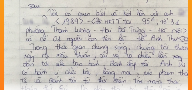 Cách viết đơn ly hôn bằng tay đúng theo quy định pháp luật